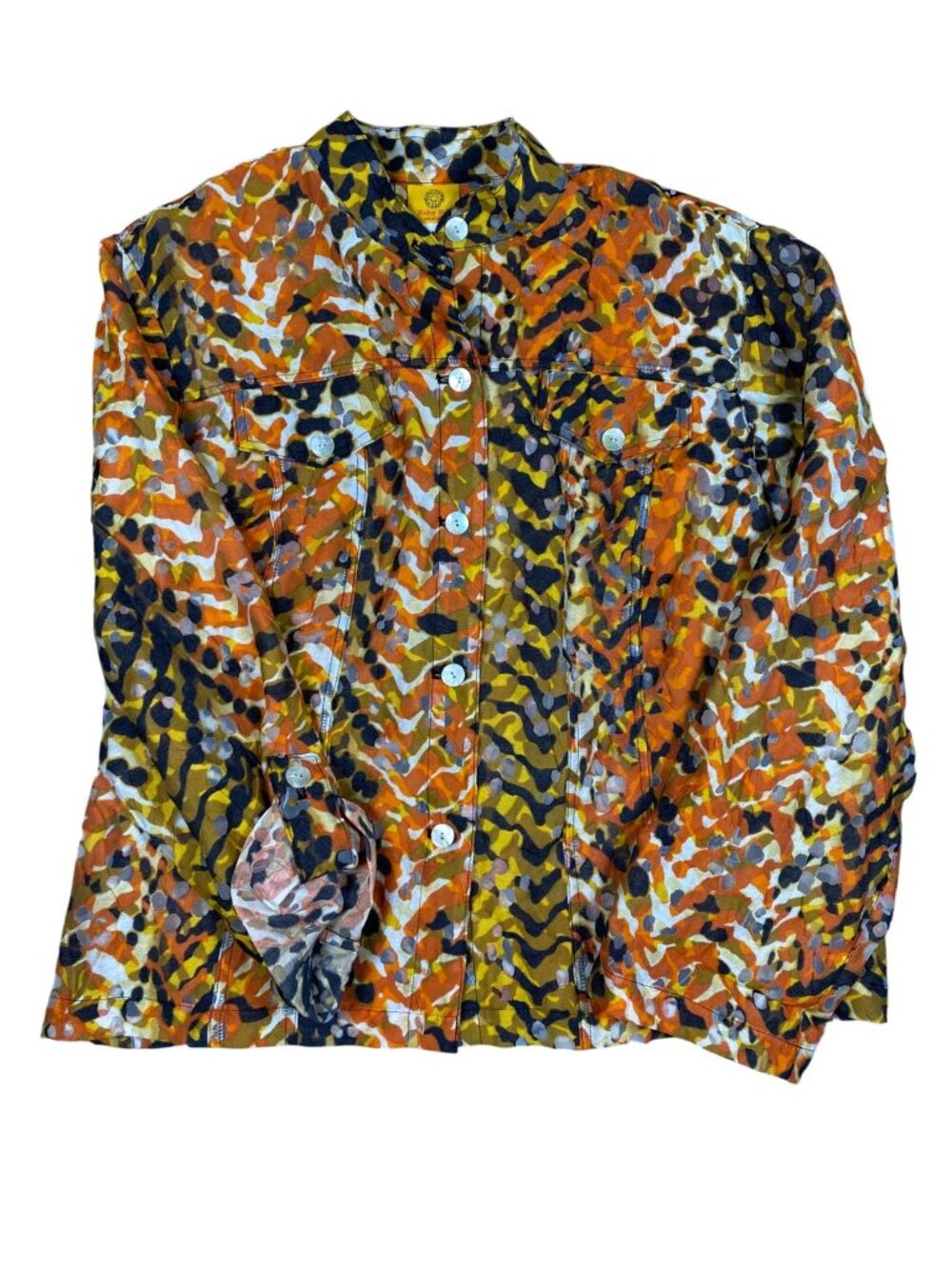 Ruby Rd Womens Multicolor Button-Front Lightweight Jacket 20W Rayon Blend - Picture 2 of 6